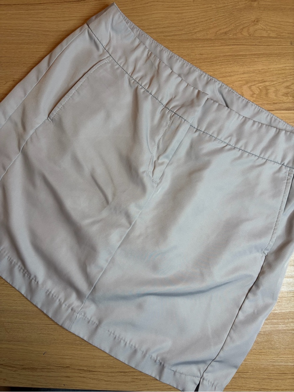 Izod Womens Light Grey/Blue Golf Skort Size 6 Polyester